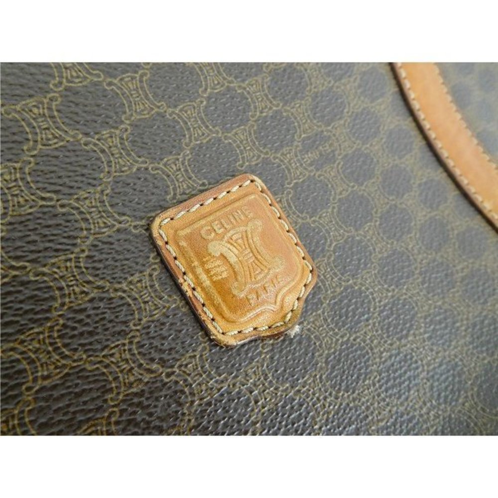 Celine Macadam Pattern Bag Brown - image 7